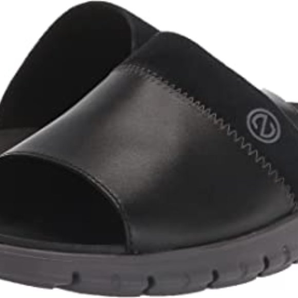 Cole Haan Zerogrand Sandal LX Men's Black Leather LTE Slide Sandal, C35170 NEW - Picture 8 of 8